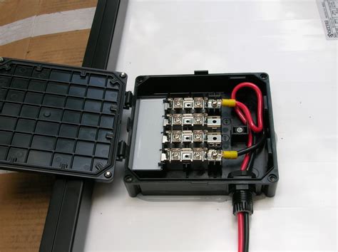 array junction box uses|solar panel roof junction box.